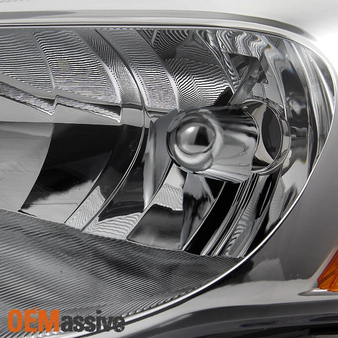 Par de faros de repuesto cromados para encubrir Chrysler Sebring y sedán Fit 04-06 Foto 3 de 4