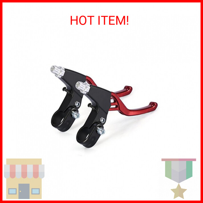 DISIWENE 1 Pair Durable Aluminium Alloy Bicycle Brake Lever for V-Brake Handlebar Mountain Bike Braking System