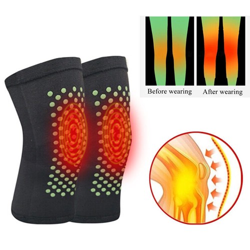 Self Heating Knee Brace Support Pad Thermal Therapy Arthritis
