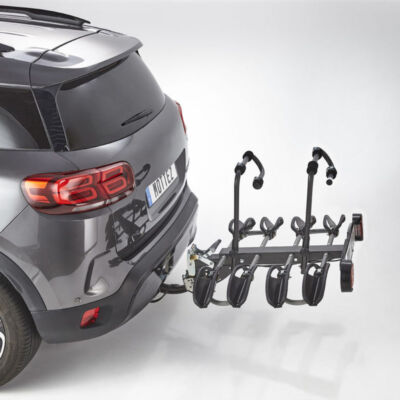Folding Towbar Bike Rack For 4 Bikes - Mottez Diane 4 / A040P4RA