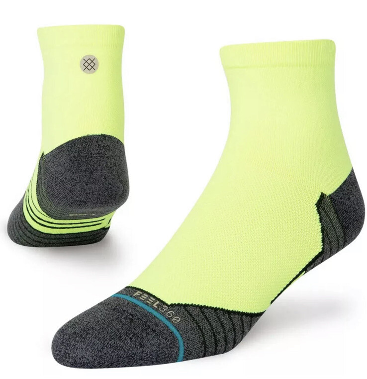 CALCETINES DE CORRER STANCE ROAD HYPER INFIKNIT RENDIMIENTO AMARILLO NEÓN talla L 9 - 13