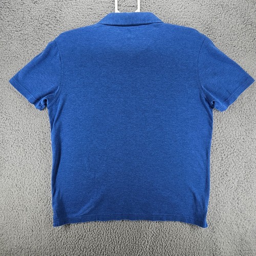 Raffi Polo Shirt Men's Large Blue Soft Cotton Casual Work Golf Rugby Sz L - Picture 7 of 12