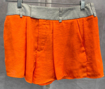 Helmut Lang Neon Orange Athletic Shorts Size 4