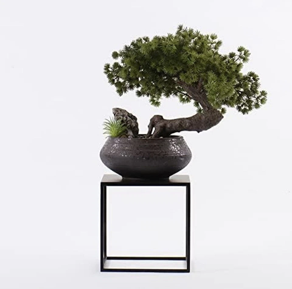 Artificial Bonsai Japanese Pine for Desktop Home Decoration Fake Tree - Image 4 of 4