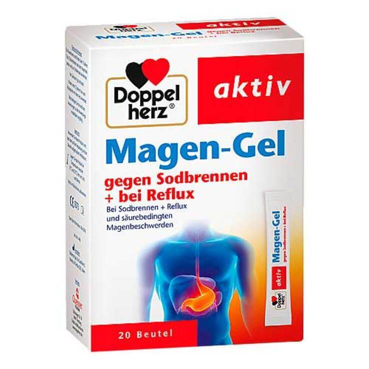 Doppelherz Magen-Gel gegen Sodbrennen + bei Reflux · 20 St · PZN 12359195