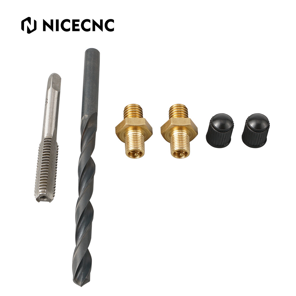 M8x1.25 Nitrogen Shock Schrader Valve Brass For Larger Off-road