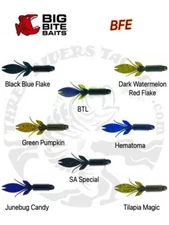 Big Bite Baits BFE 4.5" Creature Bait Flipping / Pitching Lure - Choose Color