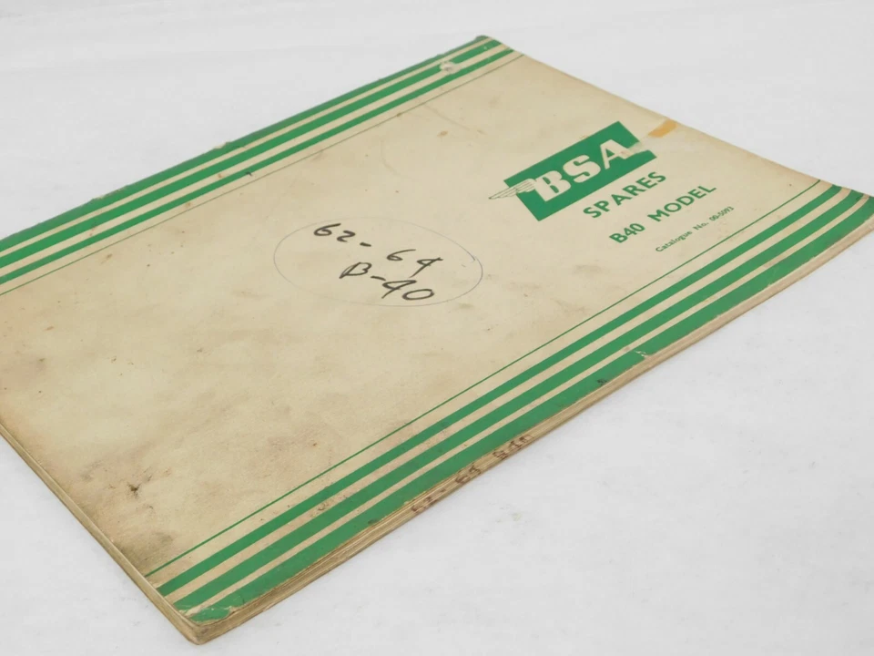 Lista de piezas de repuesto de modelos BSA B40 1962-1964 catálogo libro OEM 00-5093 Foto 2 de 4