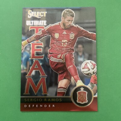 2015-16 Panini Ultimate Select Team #6 Sergio Ramos Red Prizm /199 - Sharp 