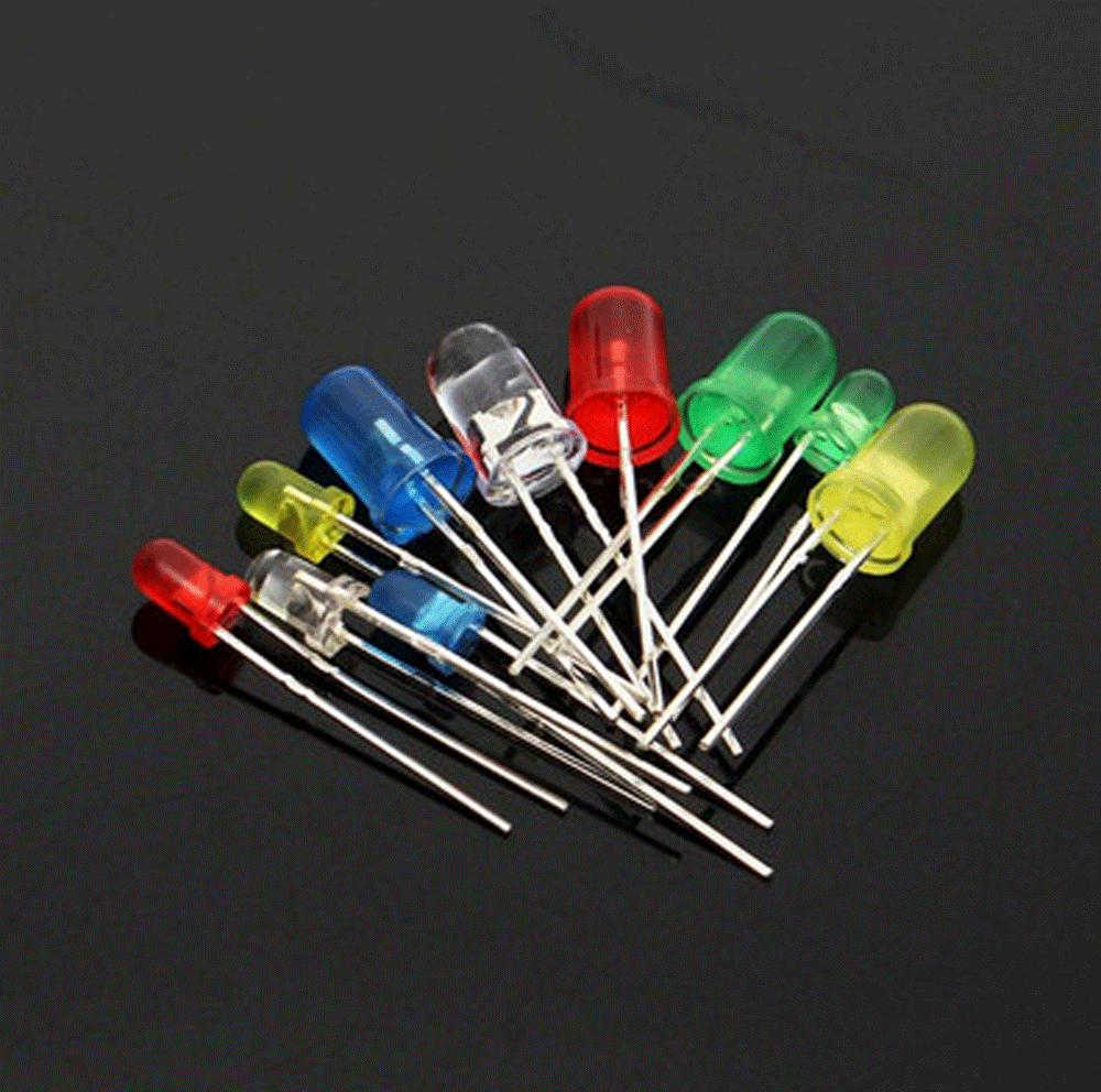 150pcs 3mm 5mm LED Light Emitting Diode White Red Green Yellow Assorted DIY Kit - Picture 8 of 12