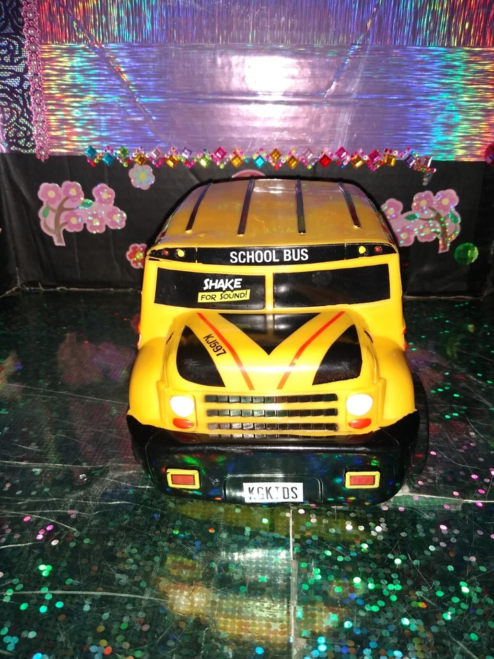 🦄Kid Galaxy / Toddlers Yellow {School Bus} Shake For Sound! Soft 7"➡️X5"⬆️Toy! - Image 2 of 4