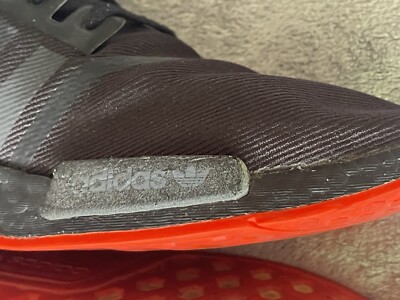 Adidas Originals NMD R1 Runner 'Solar Sole' Red BOOST Reflective Mens 10  1/2 | eBay
