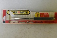 Papermate Profile Ballpoint Pen Teal Silver Regular New In Pack Black Ink H