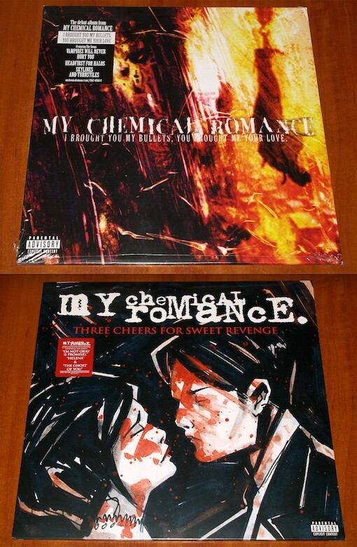 my chemical romance 限定版 レコード MY CHEMICAL ROMANCE 2x LP EU VINYL Lot BROUGHT YOU MY