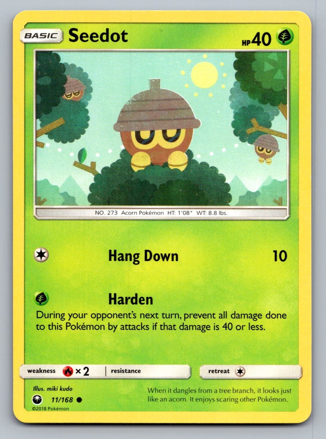 Pokemon TCG Celestial Storm Seedot #11