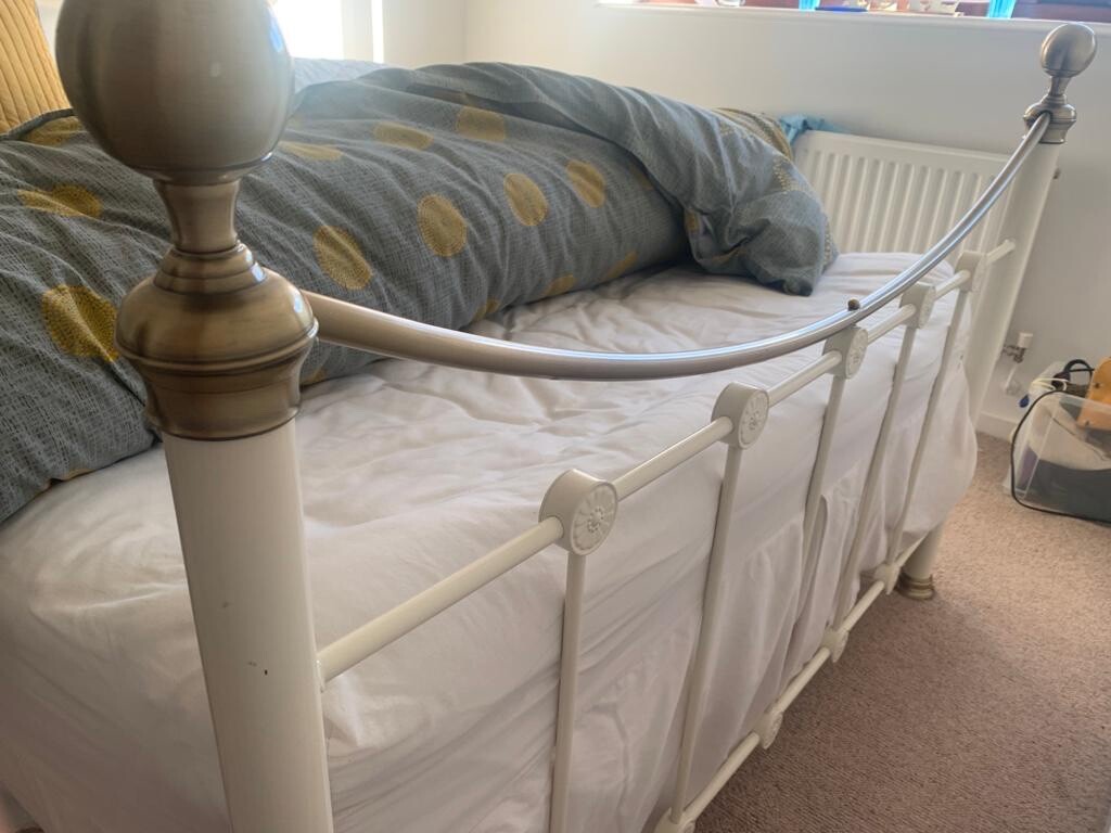 metal double bed frame used eBay
