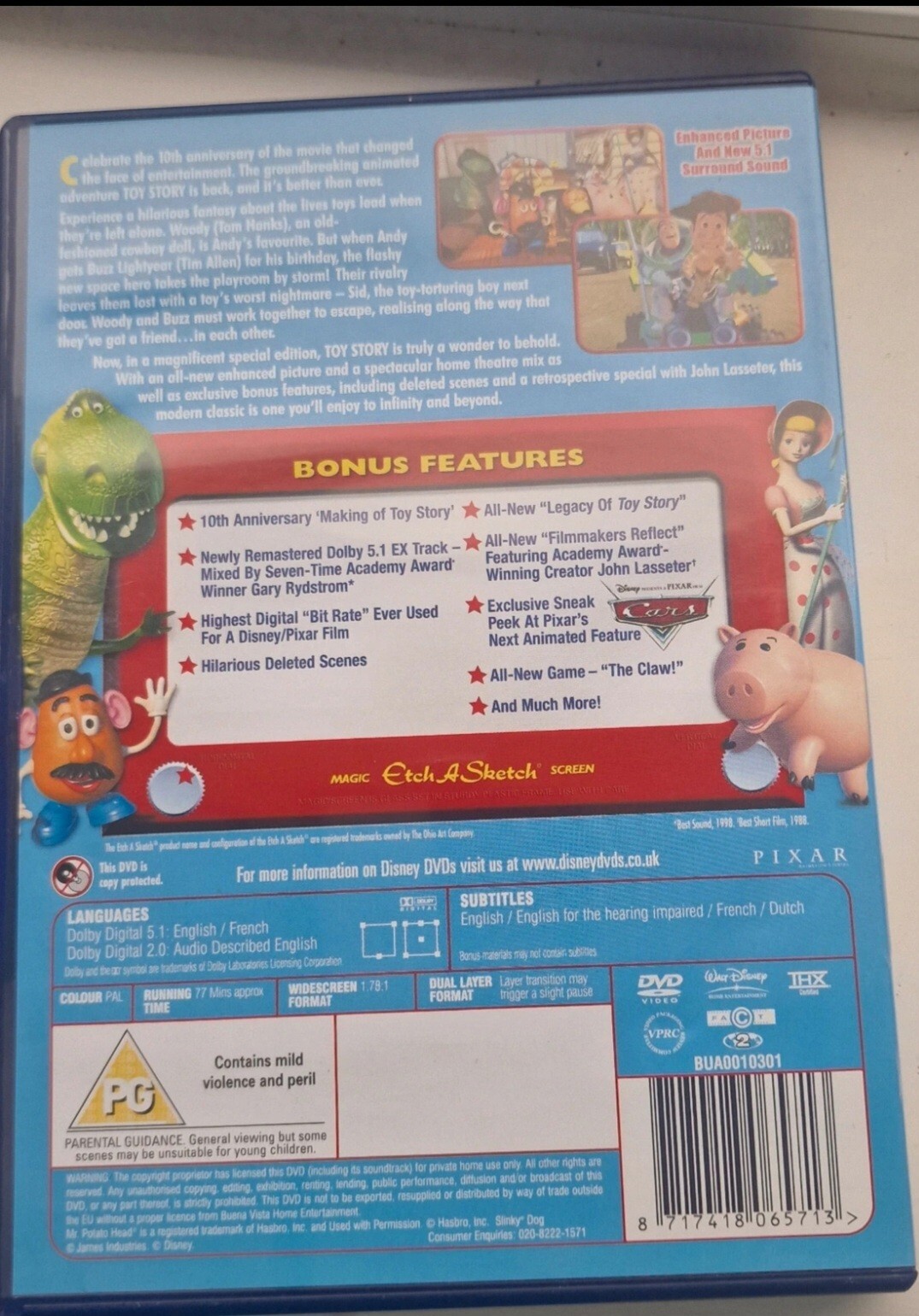 Toy+Story+%5B10th+Anniversary+Edition%5D+%28DVD%2C+1995%29 for sale ...