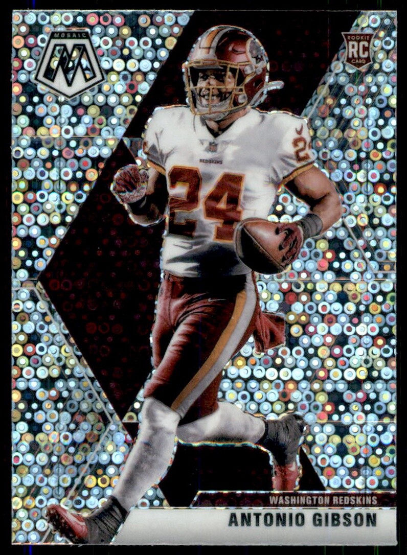 2020 Panini Mosaic No Huddle Silver Antonio Gibson Washington Redskins #227