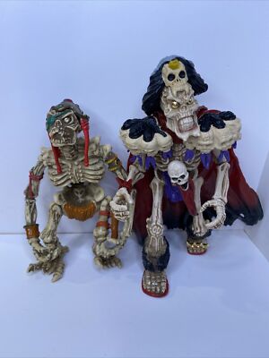Playmates Skeleton Warriors Figure Lot Baron & Dagger 1994