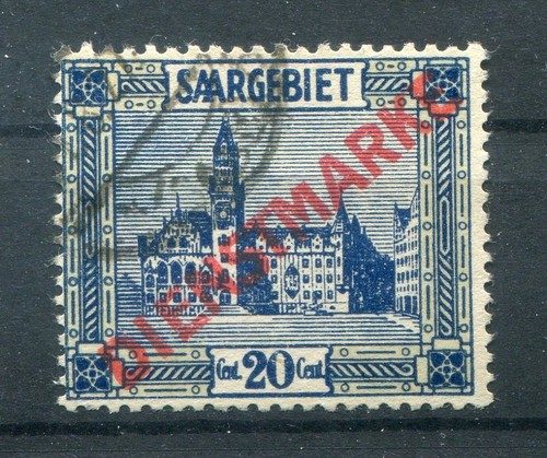 Saar Service 5IV Abart Stamped (79714