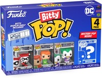Dc Batman Harley Quinn Poison Ivy The Joker 4Er Pack - Bitty Pop! Funko