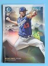 2018 Bowman Chrome Mitchell White Peaks of Potential Refractor #PP-MW Dodgers RC