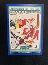 21-22 UD Series 2 Hockey O-Pee-Chee Blue Marquee Rookie 633 Matthew Phillips