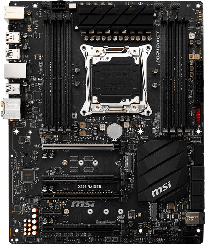 FOR MSI x299 RAIDER Motherboard LGA2066 interface Supports 7900