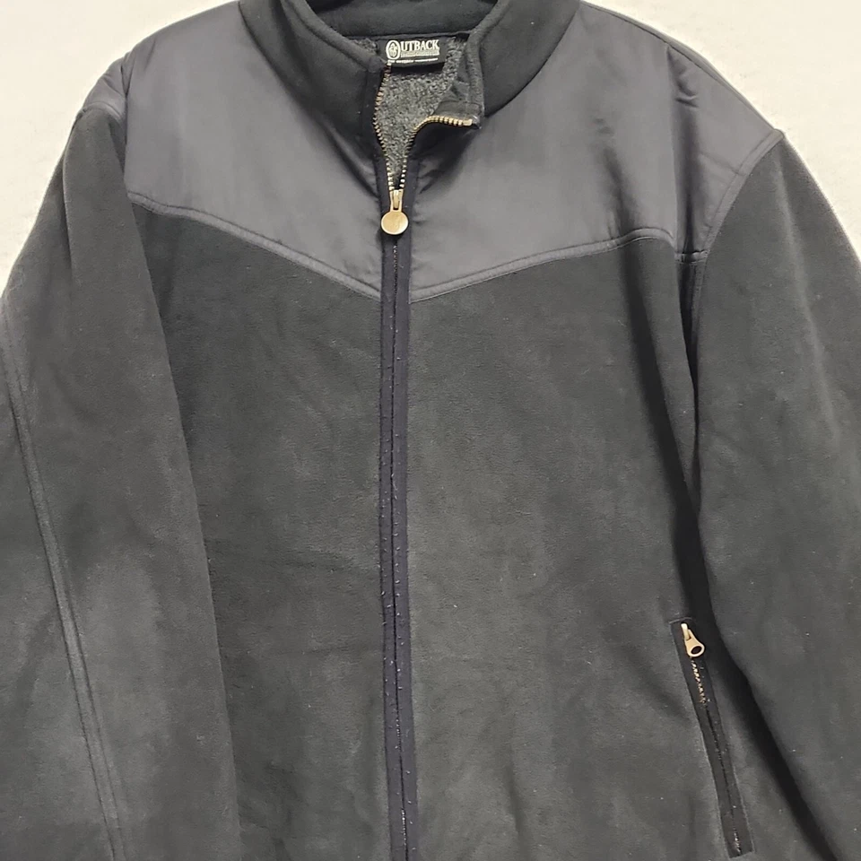 CHAQUETA OUTBACK TRADING COMPANY PARA HOMBRE. NEGRO XXL, THE OUTBACK OUTFITTERS. Foto 2 de 4