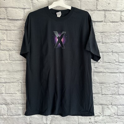 PREOWNED APPLE MENS TSHIRT NAVY BLUE MAC OS X LEOPARD MENS XL