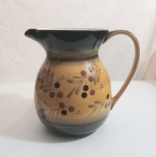 FTD Pitcher Vase 7" Tall Floral Ceramic Microwave/Dishwasher Safe