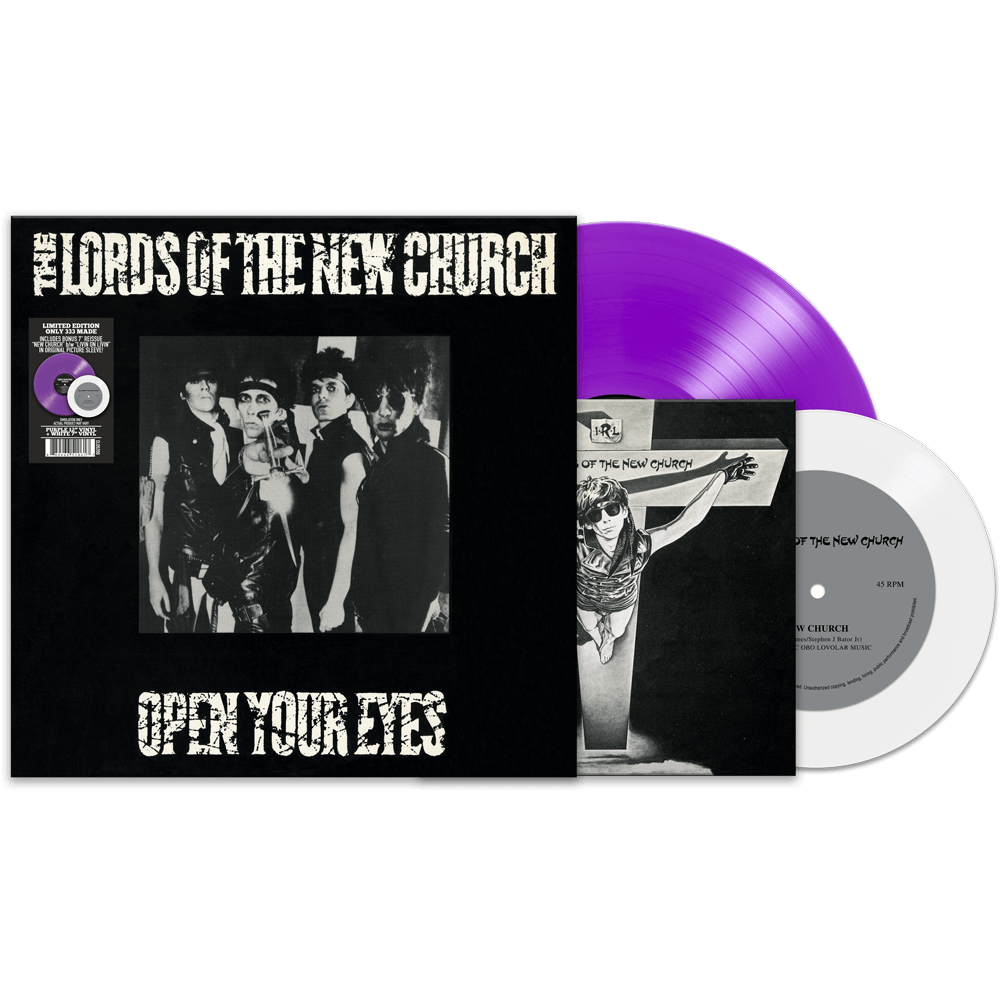 The Lords Of The New Church - Open Your Eyes (Purple LP + White 7