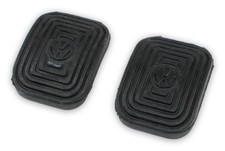 1958-1975 Vw Beetle Super Beetle Clutch Brake Pedal Pads Pair 1958-1975 Vw Beetle Super Beetle Clutch Brake Pedal Pads Pair