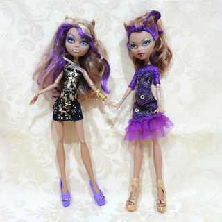 LOTTO MONSTER HIGH CLAWDEEN WOLF Frights Camera Action e 13 wishes desideri