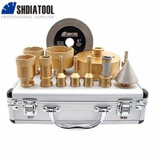 SHDIATOOL 12pcs/Box Diamond Core Bits Set Hole Saw Cutter for Porcelain Granite