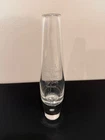 Steuben Crystal Signed Bud Vase Chance Cannot Change My Love Nor Time Impair