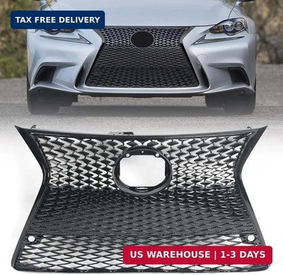 Grille w/Black Trim Compatible with Lexus IS200t IS250 IS300 IS350 (Only for F S