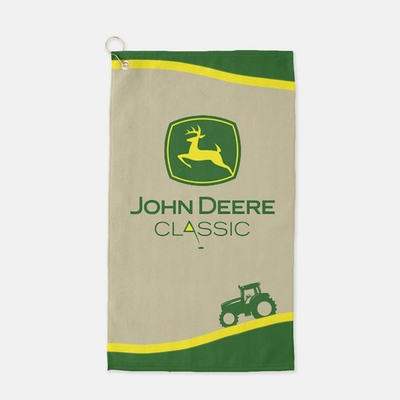#ad 2026 John Deere Classic Golf Towel 14.5quot; x 25quot; with clip $31.00