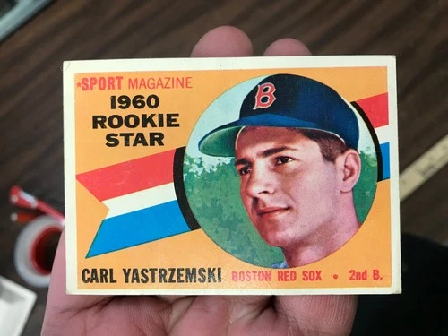 1960 Topps - Sport Magazine 1960 Rookie Star Carl Yastrzemski #148 (RC) Poor