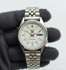 Vintage Model 6309A Seiko 5 Automatic17 Jewels Day/Date Japan Men's Wrist Watch