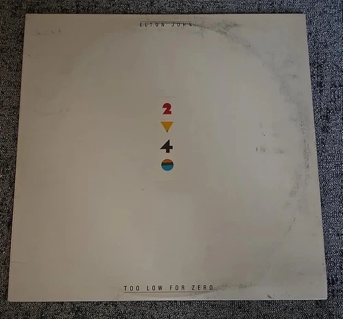 Elton John Vinyl - 1983 - Geffen Records - M Vinyl - G Cover - Too Low For Zero