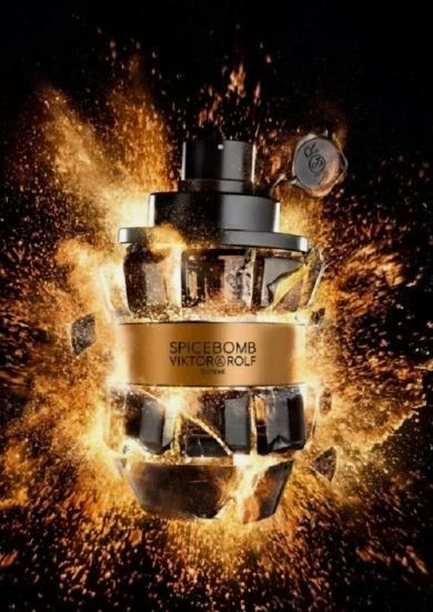 Spicebomb Extreme de Viktor & Rolf 3,04 oz Eau De Parfum Colônia Masculina Nova Na Caixa - Imagem 2 de 4