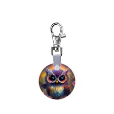 Cute Owl Smart CodeClip Keychain Digital Badge Buddy