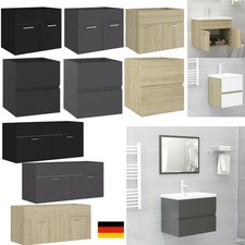 Waschplatz Waschbecken Schrank WC Badmöbel Waschtisch Schublade Hängeschrank DE