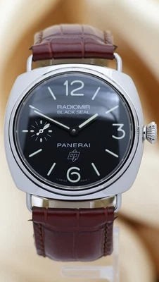 Panerai Radiomir Black Seal 45mm Handaufzug PAM00380 Papiere - Bild 1 von 4