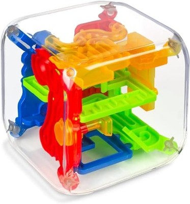  3D Puzzle Maze Cube, 72 Obstacles Puzzle Cube Interactive Maze Game maze cube
