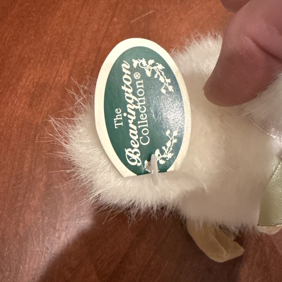 Bearington Waddles Duck White Plush 5.5in Hang Tag Seam Label Vtg Easter Vintage - Image 4 of 4