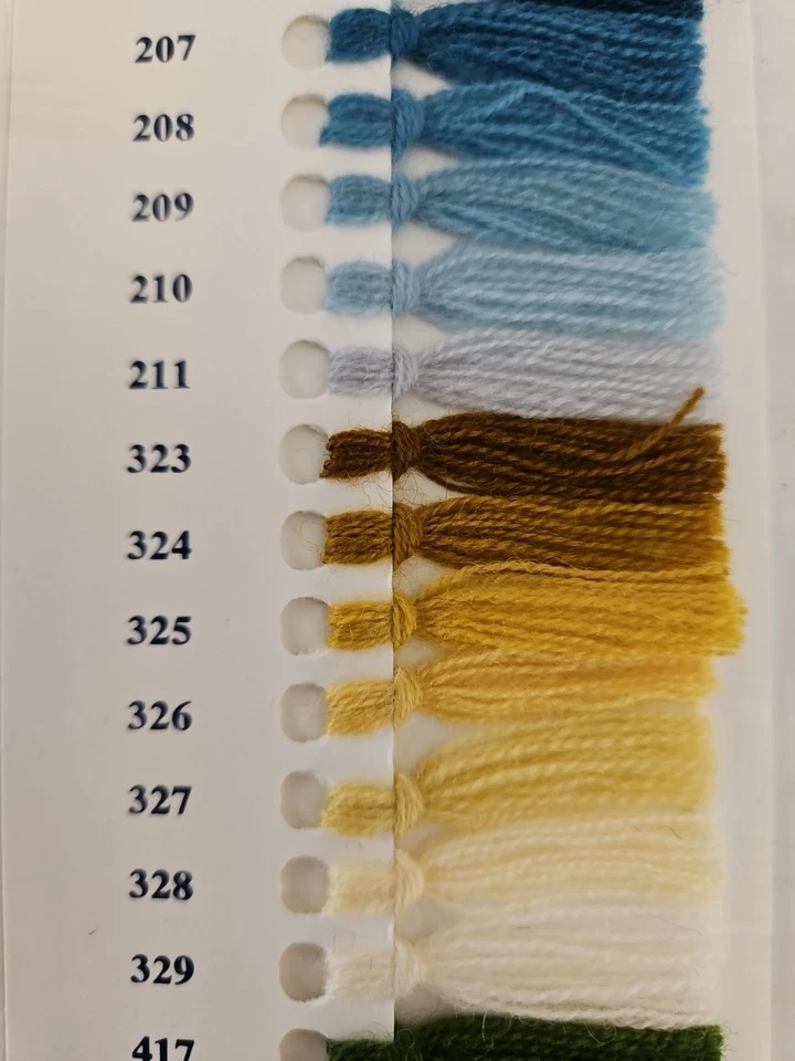 A Broder Medici Wool Needlepoint Thread Color Sample Book W127 1984 Edition VG - Image 2 of 4