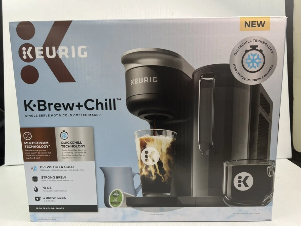 KEURIG COFFEE MAKER K-BREW+CHILL SINGLE SERVE, MULTI STREAM AND QUIC (E90003482) - Image 3 of 4