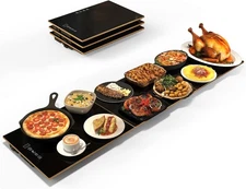 47"x12" Assemblable Electric Warming Tray with 8 Level Temperature Adjustment